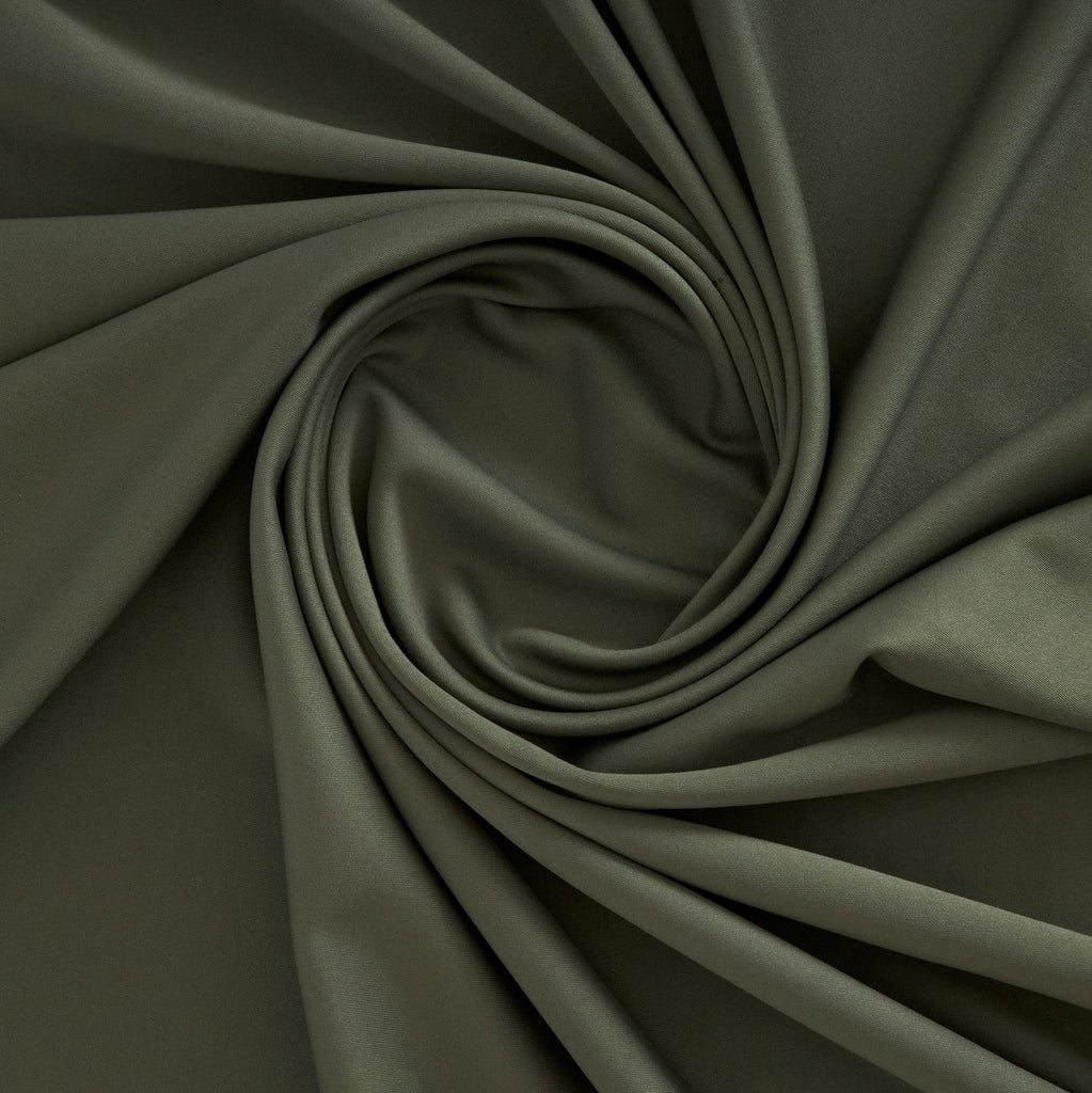 SCUBA CREPE | 5664 OLIVE HANA - Zelouf Fabrics