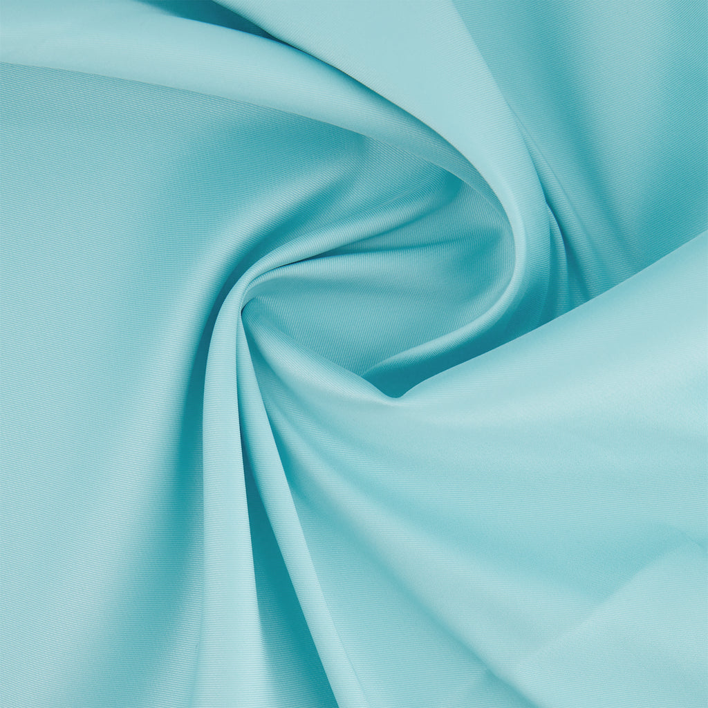 STRETCH MIKADO SATIN TWILL| 23435 TRANQUIL AQUA - Zelouf Fabrics