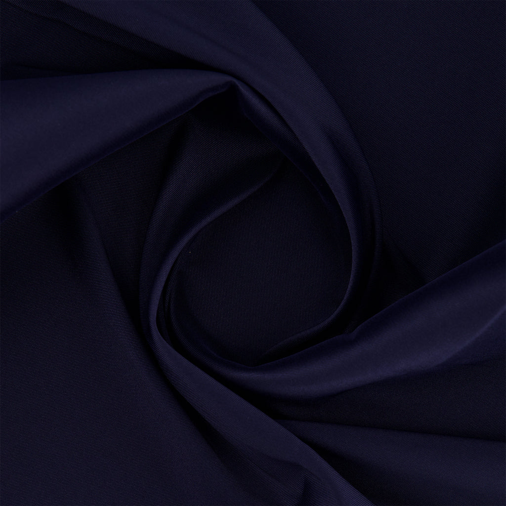 STRETCH MIKADO SATIN TWILL| 23435 TRANQUIL NAVY - Zelouf Fabrics