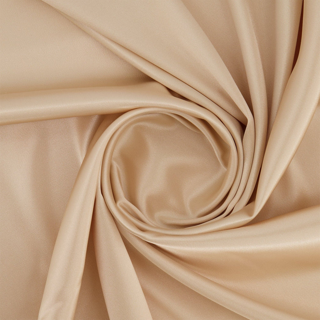 TRANQUIL CREAM | BARCELONA STRETCH SATIN | 25141 - Zelouf Fabrics