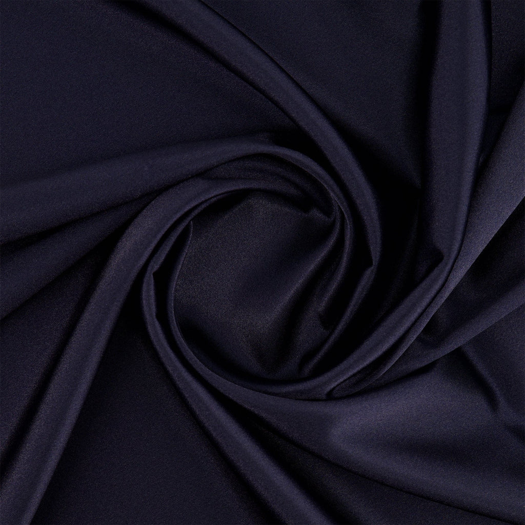 TRANQUIL NAVY | BARCELONA STRETCH SATIN | 25141 - Zelouf Fabrics