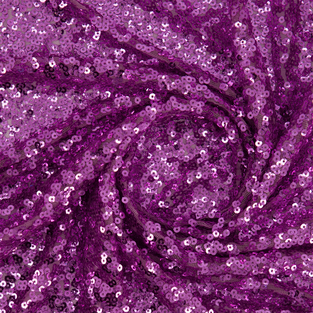 LIGHT ORCHID | TULA FACETED ALL OVER SEQUIN MESH | 25219 - Zelouf Fabrics