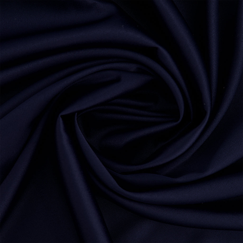 MENORCA STRETCH SATIN  | 25389 DAZZLING NAVY - Zelouf Fabrics