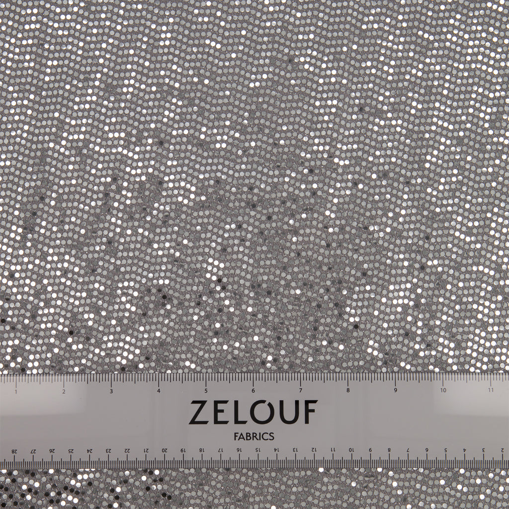 PEWTER | STRETCH TRANS KNIT | 25454-TRANS - Zelouf Fabrics