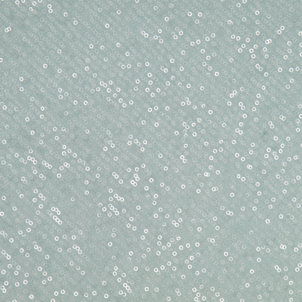 ARIEL LINE CLEAR SEQUIN STRETCH MESH  | 25525-CLEAR  - Zelouf Fabrics