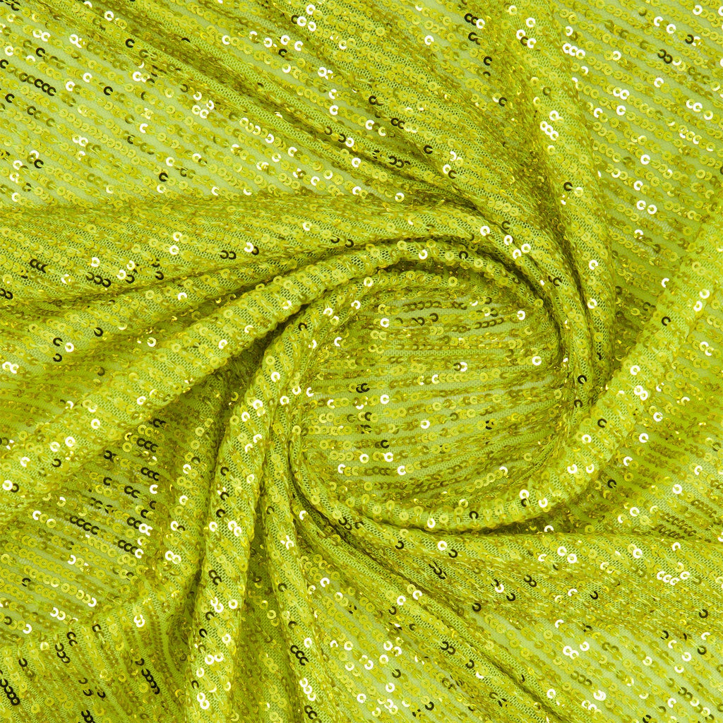 SHORELINE SEQUIN STRETCH MESH | 25525 CITRUS - Zelouf Fabrics