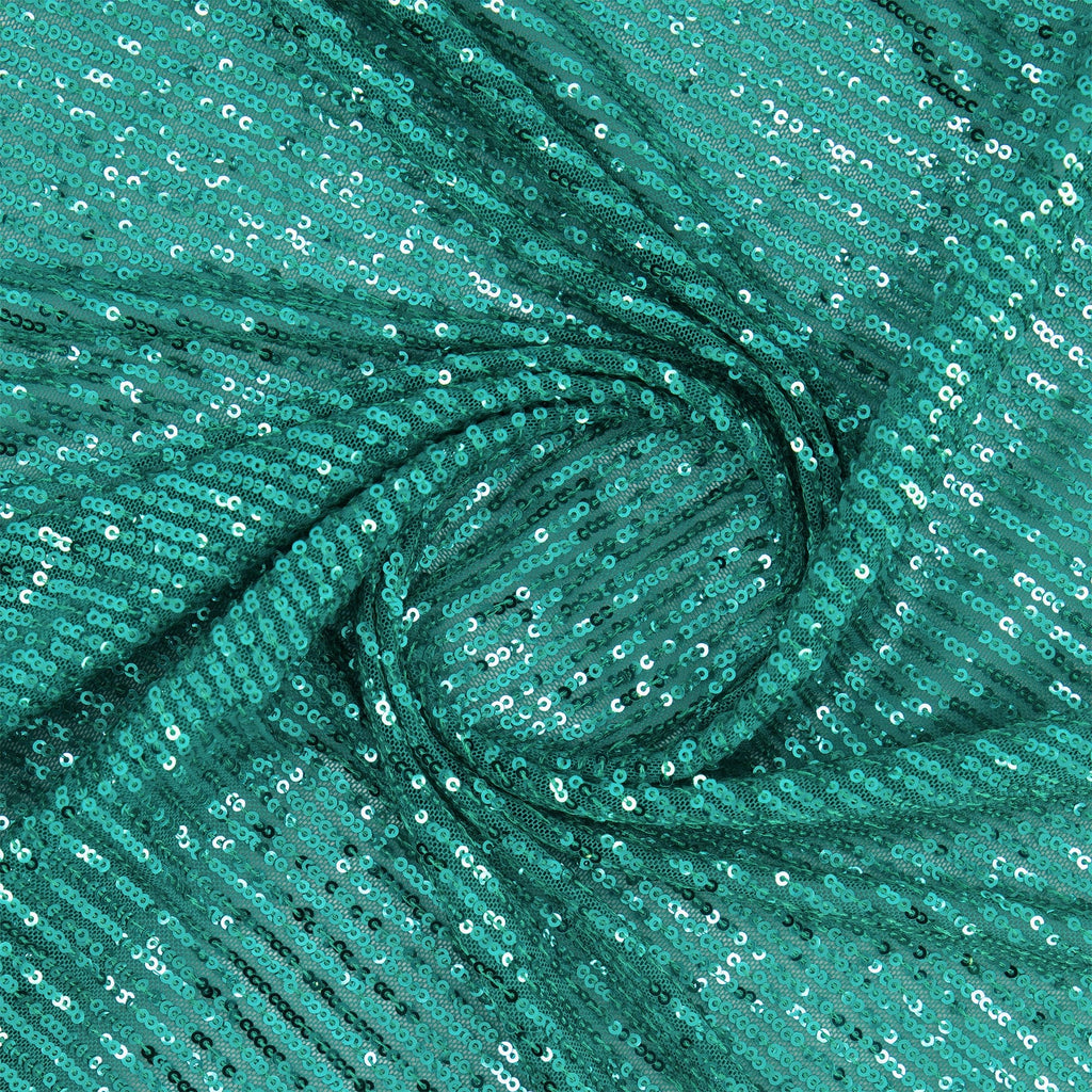 SHORELINE SEQUIN STRETCH MESH | 25525 PARROT - Zelouf Fabrics