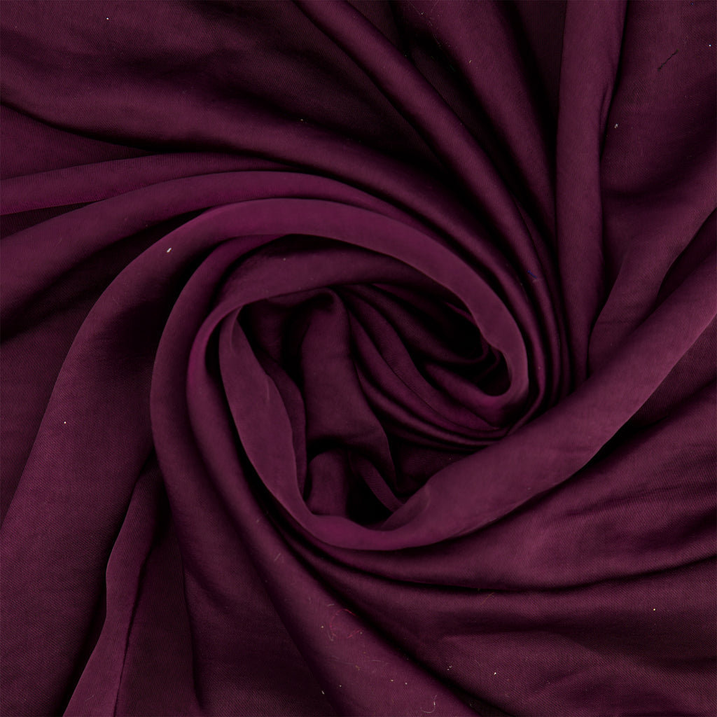 KYRA WASHER SATIN  | 26930 PLUM - Zelouf Fabrics