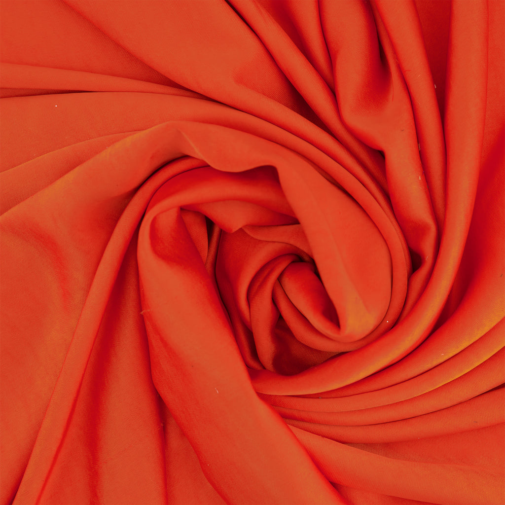 KYRA WASHER SATIN  | 26930 TANGERINE - Zelouf Fabrics