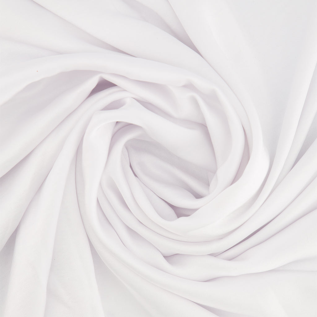 KYRA WASHER SATIN  | 26930 WHITE - Zelouf Fabrics