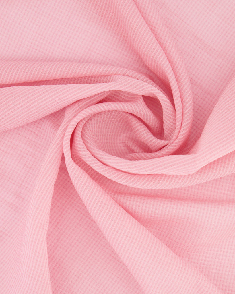 DALLAS TEXTURED CHECK  | 27042 ROSE - Zelouf Fabrics