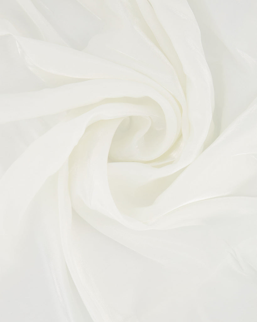 ROSALIA RAYON POLY WOVEN  | 27051 WHITE - Zelouf Fabrics