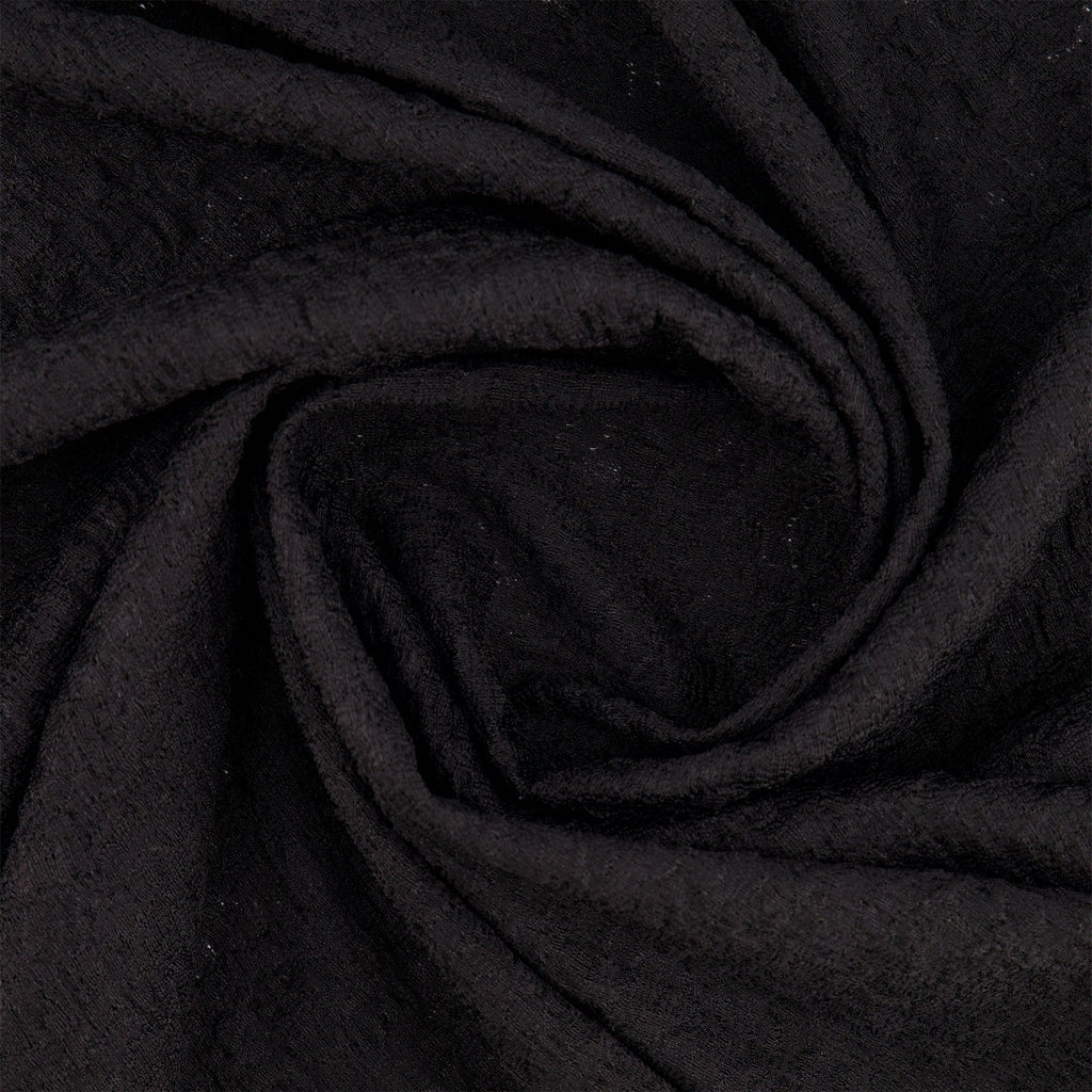 LEIGHTON LACE TEXTURE  | 27290 BLACK - Zelouf Fabrics