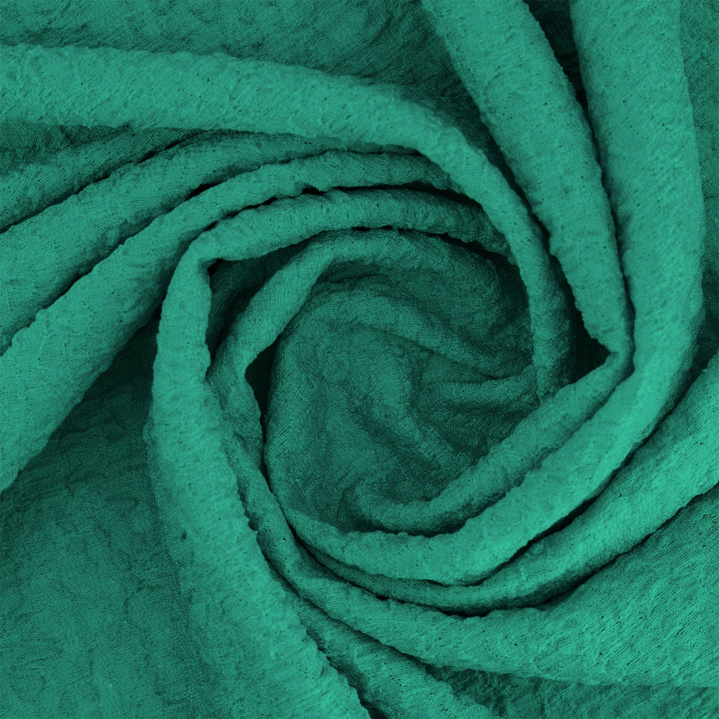 LEIGHTON LACE TEXTURE  | 27290 EMERALD WAVE - Zelouf Fabrics