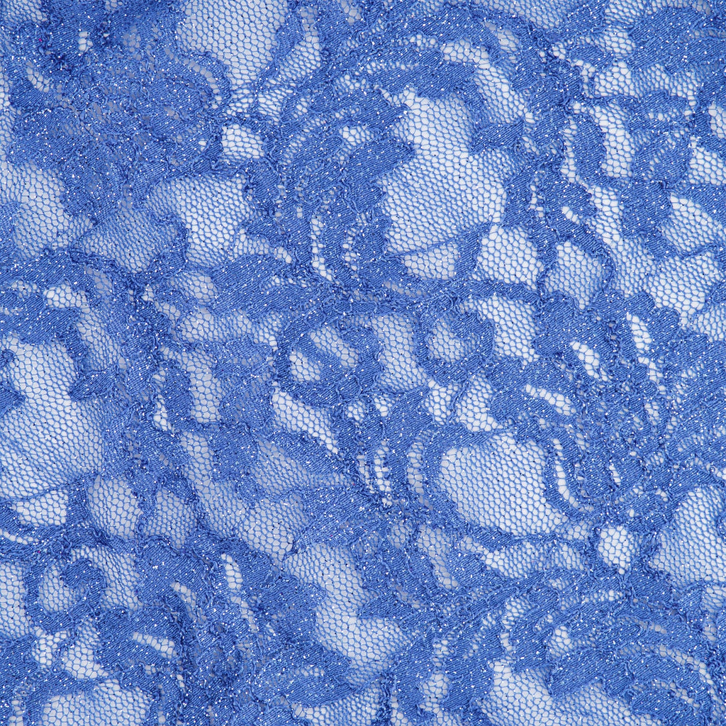 JAYLA SCALLOP STRETCH LACE WITH GLITTER  | 27291SC-GLITTER  - Zelouf Fabrics