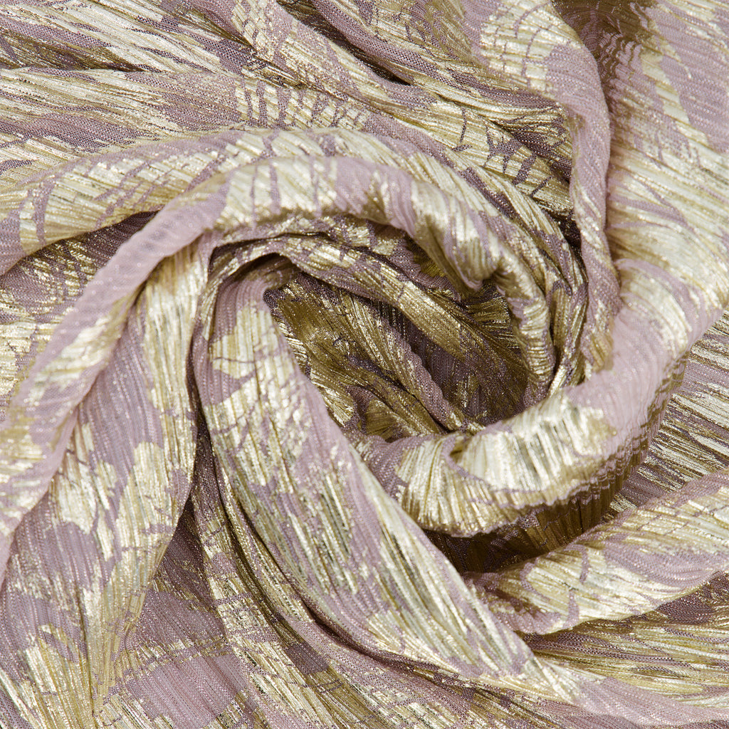 AERIN FOIL PLEATED LUREX MESH  | 27302  - Zelouf Fabrics