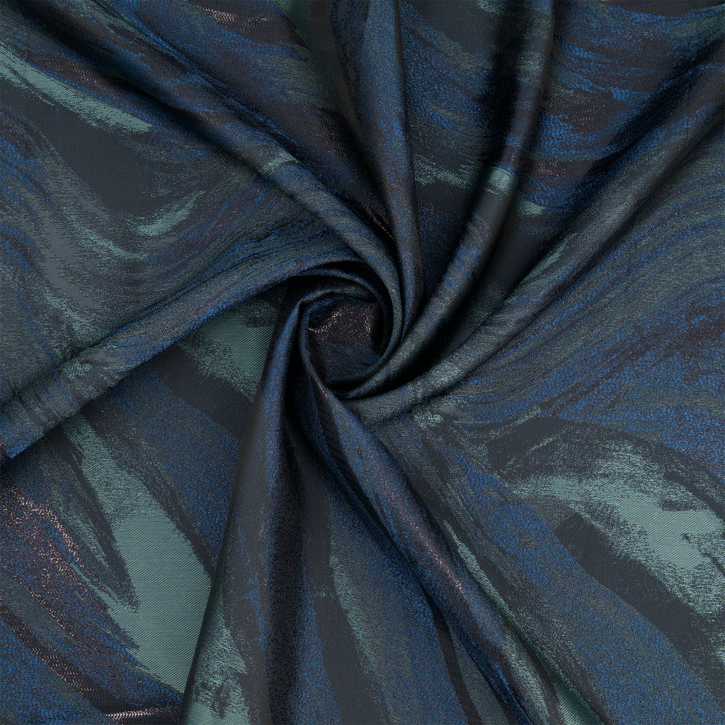 CECILIA BRUSHSTROKE JACQUARD  | 27353 SEA - Zelouf Fabrics