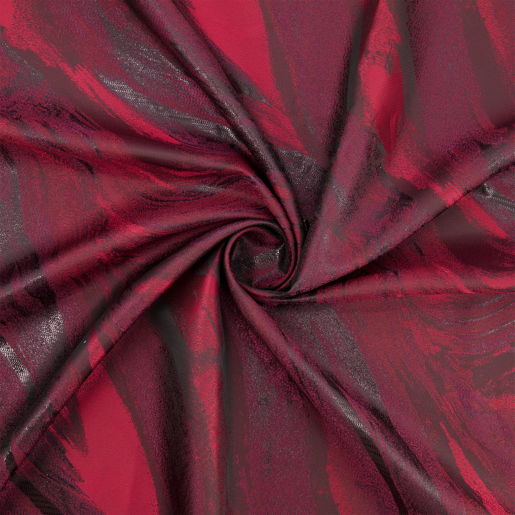 CECILIA BRUSHSTROKE JACQUARD  | 27353 WINE - Zelouf Fabrics