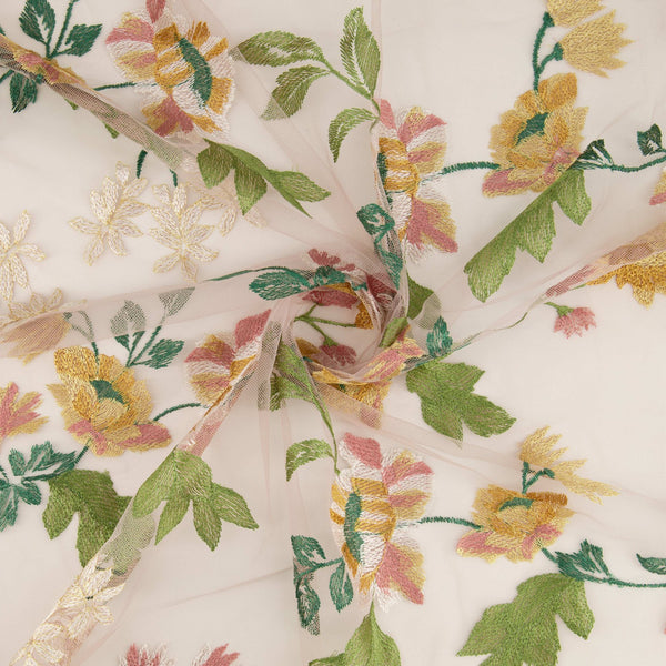 RENEE FLORAL EMBROIDERY ON MESH | 27571 | Wholesale Fabrics from $23.69 USD RENEE FLORAL EMBROIDERY ON MESH | 27571 | Wholesale Fabrics from $23.69 USD