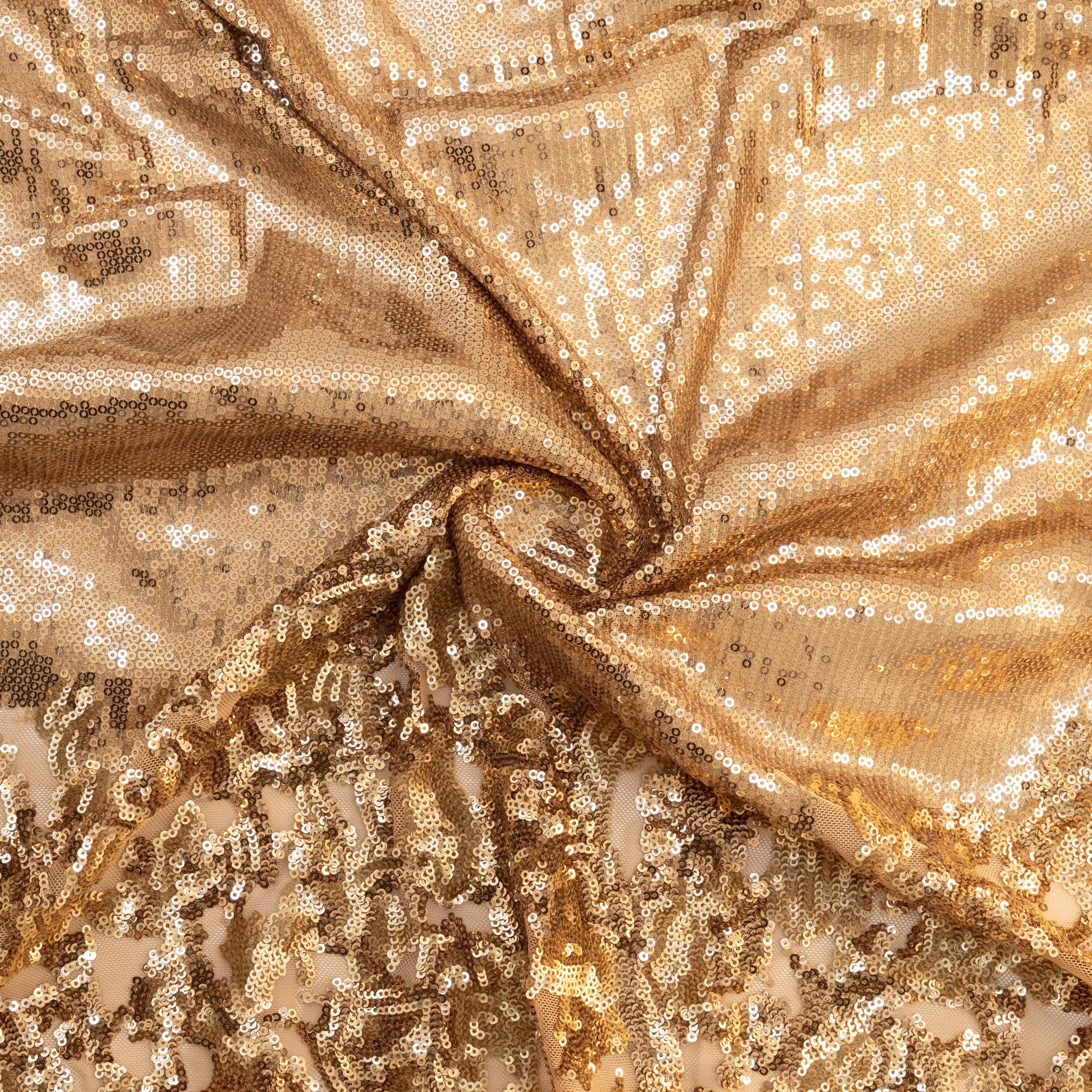 LYRIC ABSTRACT SEQUIN SINGLE BORDER | 27971 | Wholesale Fabrics