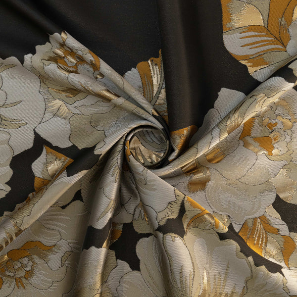 SAGE FLORAL METALLIC PANEL JACQUARD | 28017