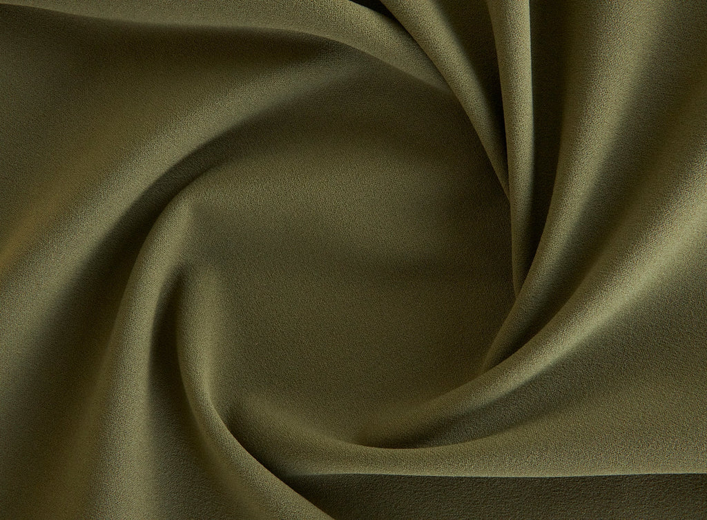 SCUBA CREPE | 5664 AUTUMN OLIVE - Zelouf Fabrics