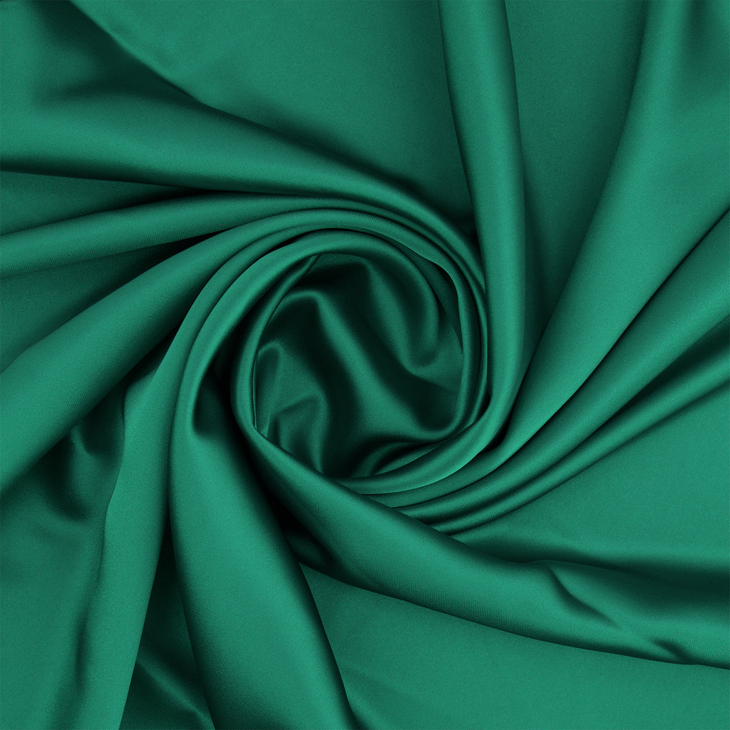 SILKY SATIN | 4805 EMERALD WAVE - Zelouf Fabrics
