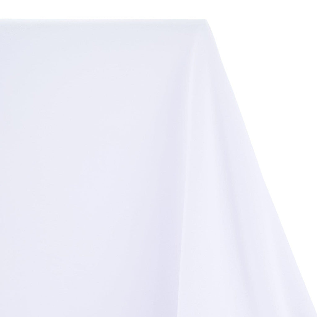 LIGHTWEIGHT SCUBA CREPE | 5663 OPTIC WHITE - Zelouf Fabrics