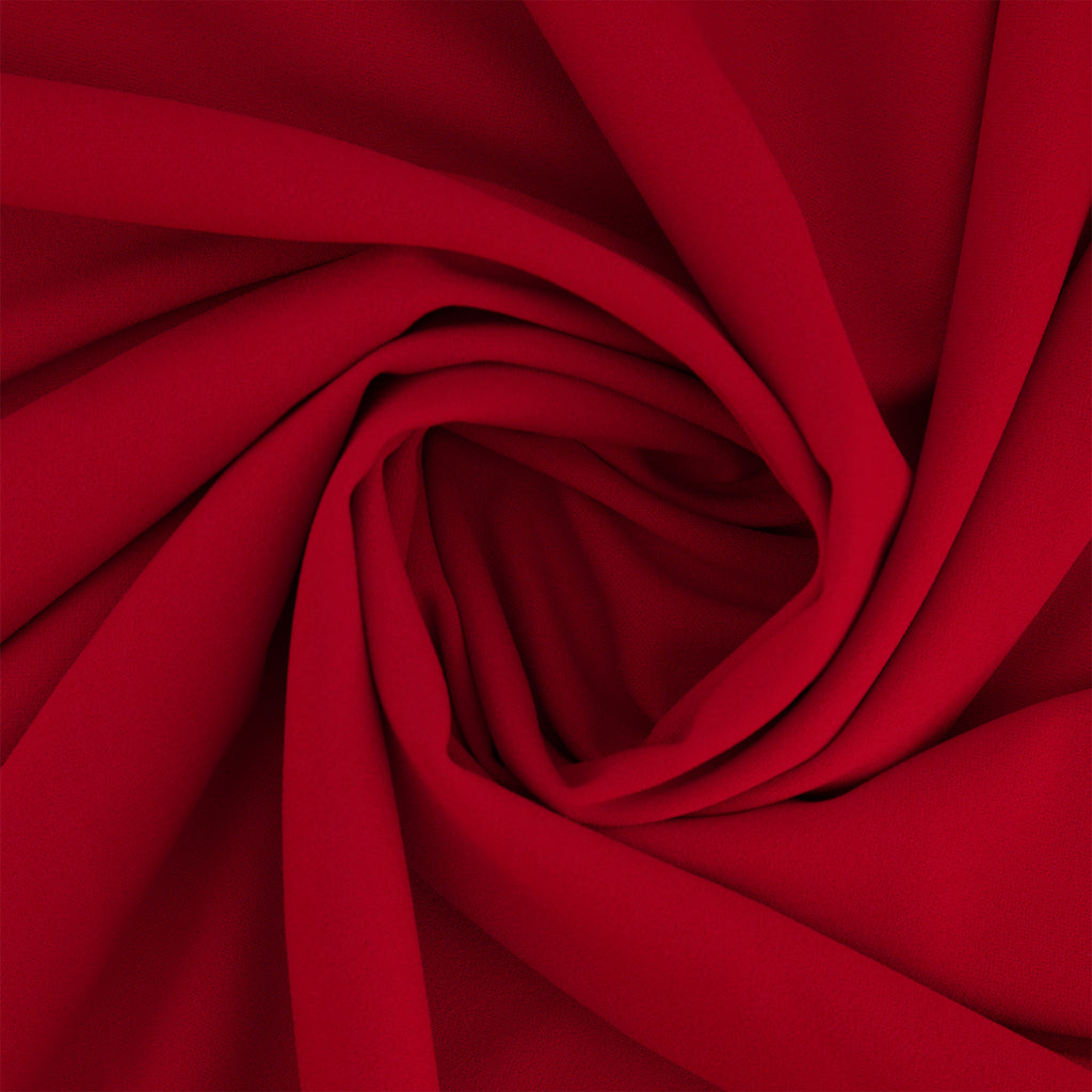 SCUBA CREPE | 5664 ARRESTING RED - Zelouf Fabrics