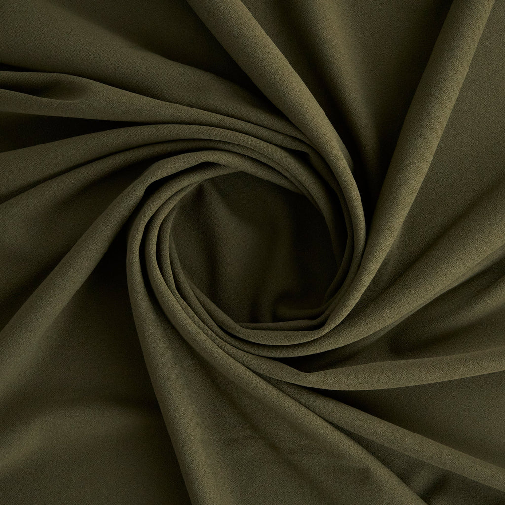 SCUBA CREPE | 5664 FINE OLIVE - Zelouf Fabrics
