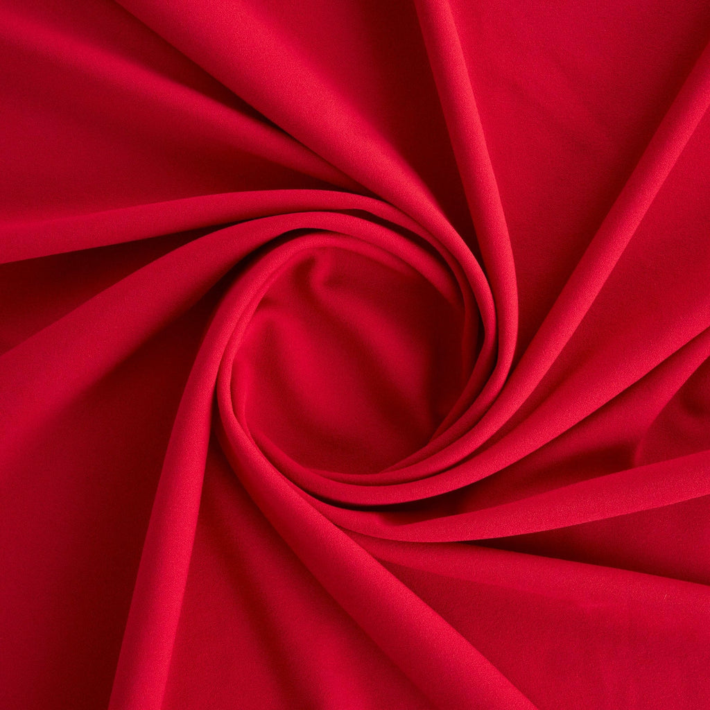 SCUBA CREPE | 5664 MARVELOUS RED - Zelouf Fabrics