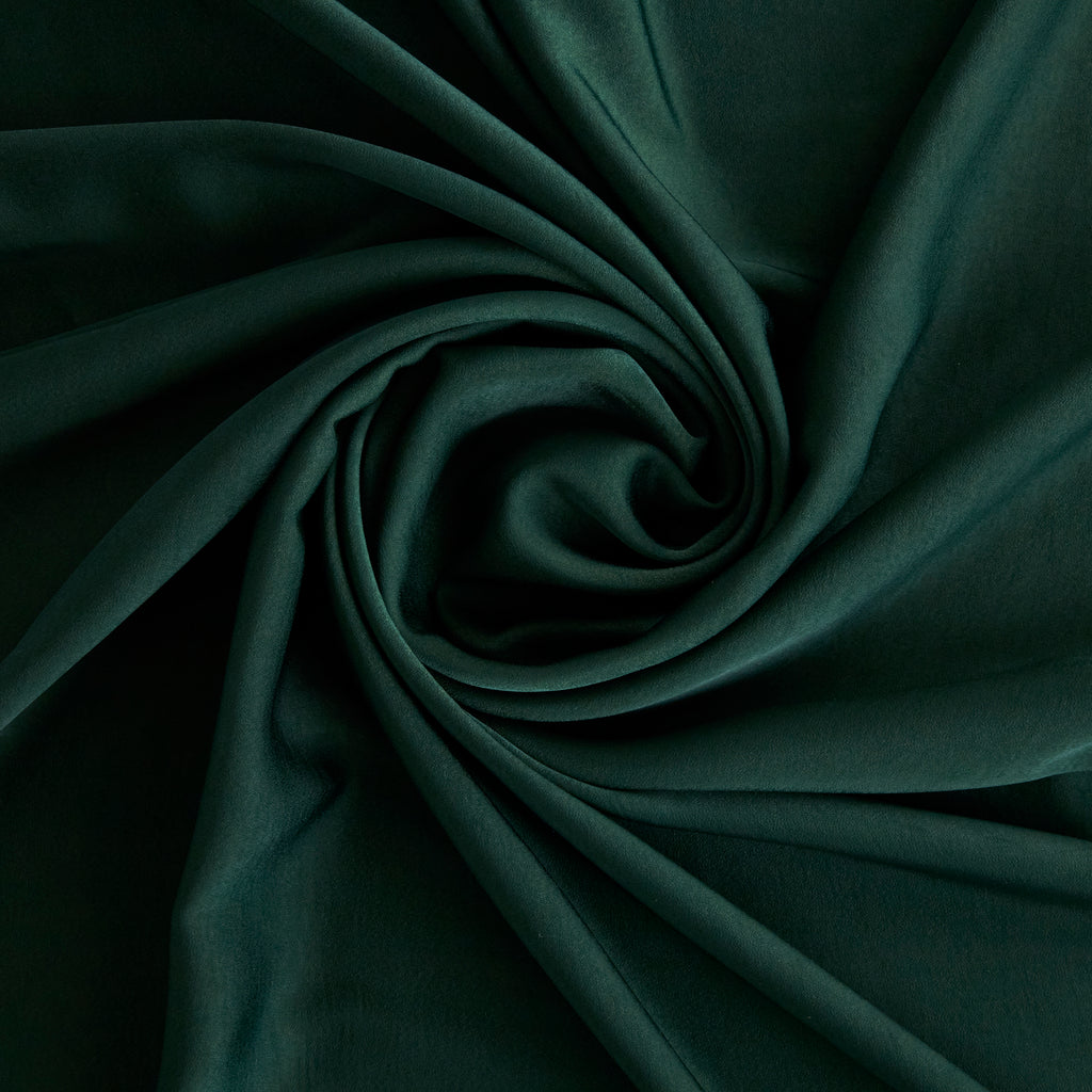 ISA TEXTURED SATIN TWILL  | 26611 FOREST - Zelouf Fabrics