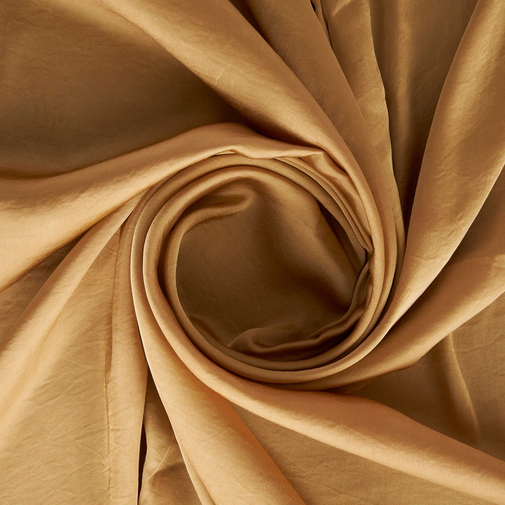 RUMPLE SATIN | D2040 FINE GOLD - Zelouf Fabrics