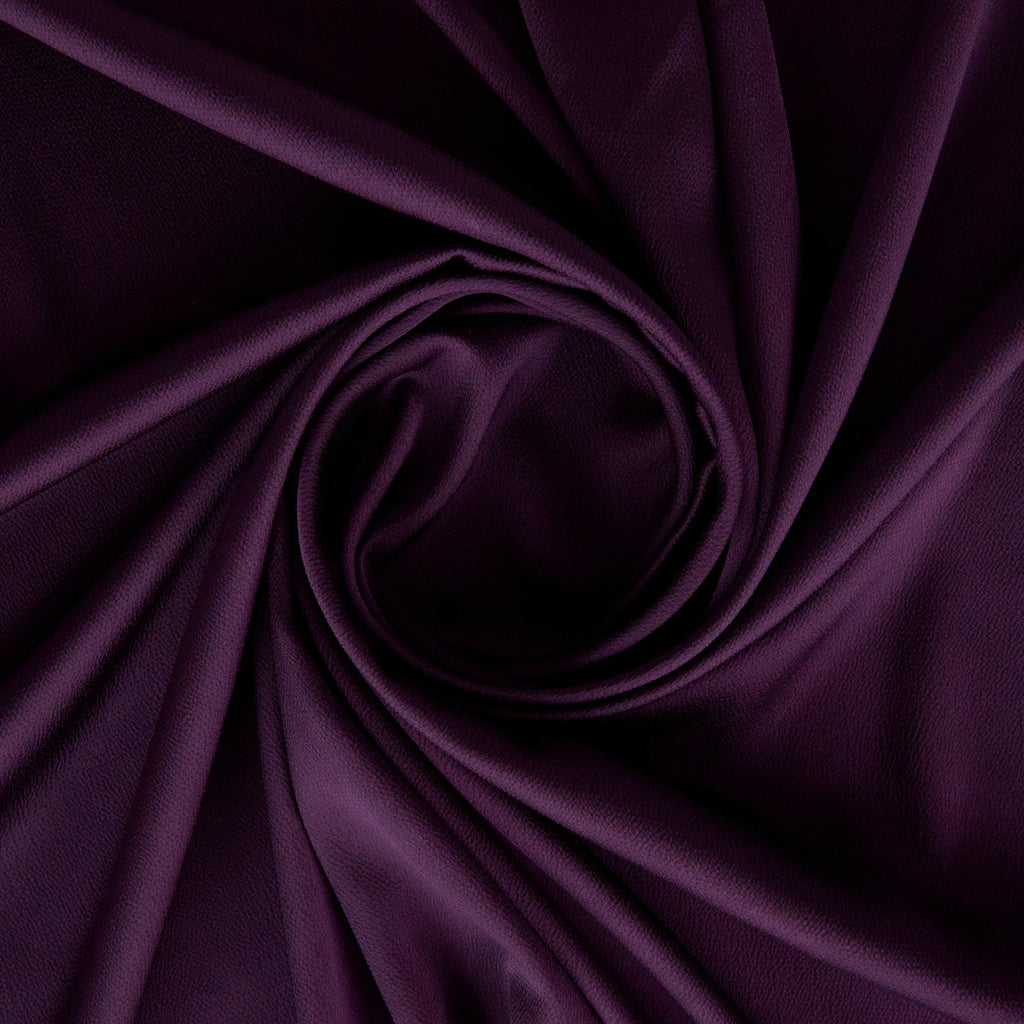 MARVELOUS PLUM | HAMMERED SATIN | 24146 - Zelouf Fabrics