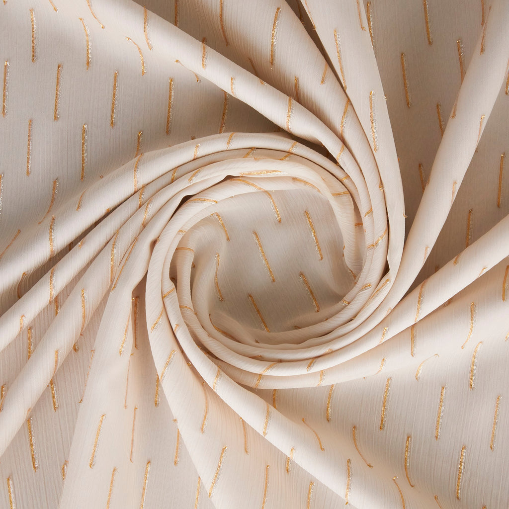 EVELYN GOLD & SILVER CLIP LUREX YORYU  | 26422  - Zelouf Fabrics