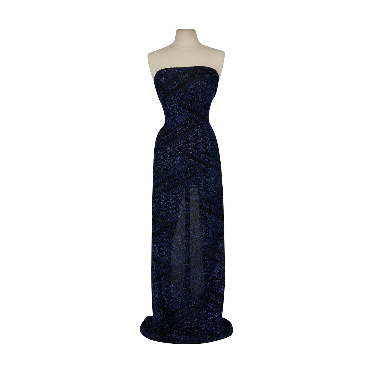 DEB PUFF GLITTER LUREX STRETCH KNIT | 26402-PUFGLIT BLACK/BLUE/ROYAL DEB PUFF GLITTER LUREX STRETCH KNIT | 26402-PUFGLIT BLACK/BLUE/ROYAL