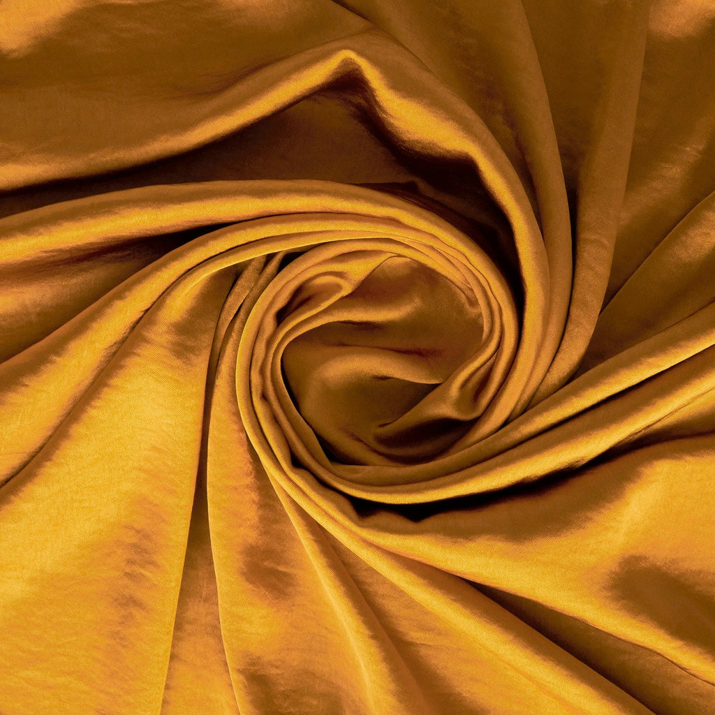 KYRA WASHER SATIN  | 26930 OCHRE - Zelouf Fabrics