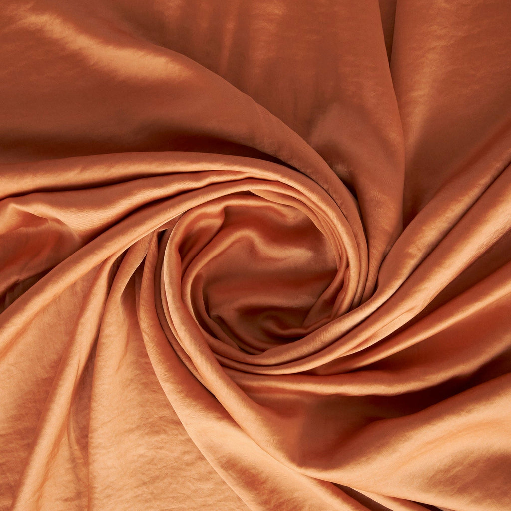 KYRA WASHER SATIN  | 26930 APRICOT - Zelouf Fabrics