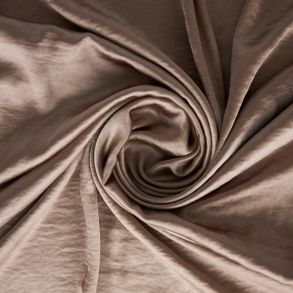 KYRA WASHER SATIN  | 26930 TAUPE - Zelouf Fabrics