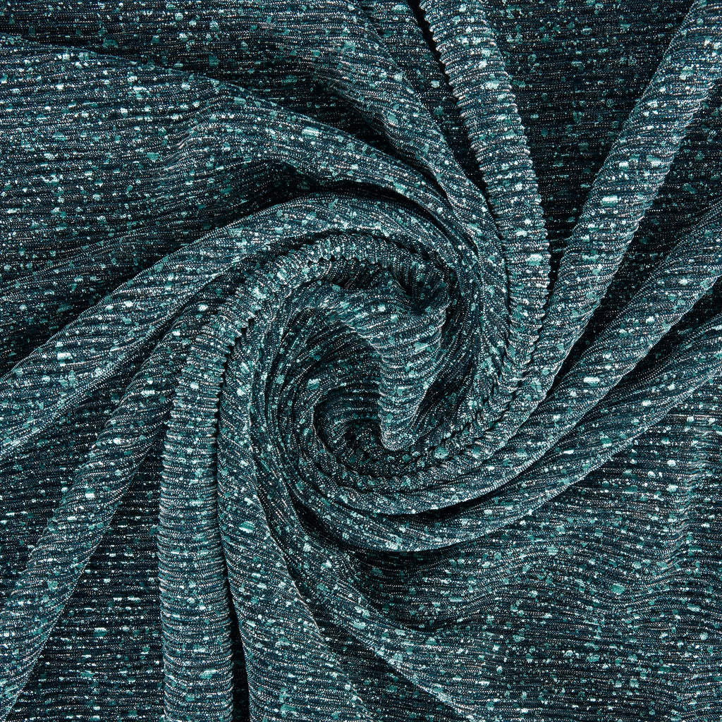 CAROLYN FOIL PLEATED LUREX MESH  | 26183PLT  - Zelouf Fabrics