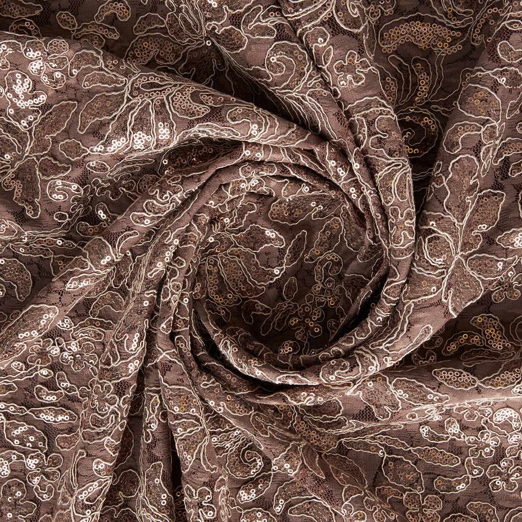 JOANNA CORDED EMBROIDERY LACE MESH  | 25921  - Zelouf Fabrics