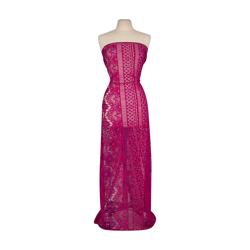 BIADERE PANEL LACE  | 26688 MARVELOUS PINK - Zelouf Fabrics