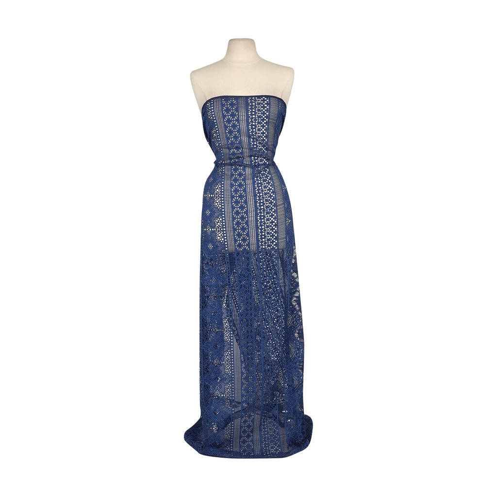 BIADERE PANEL LACE  | 26688 MARVELOUS BLUE - Zelouf Fabrics