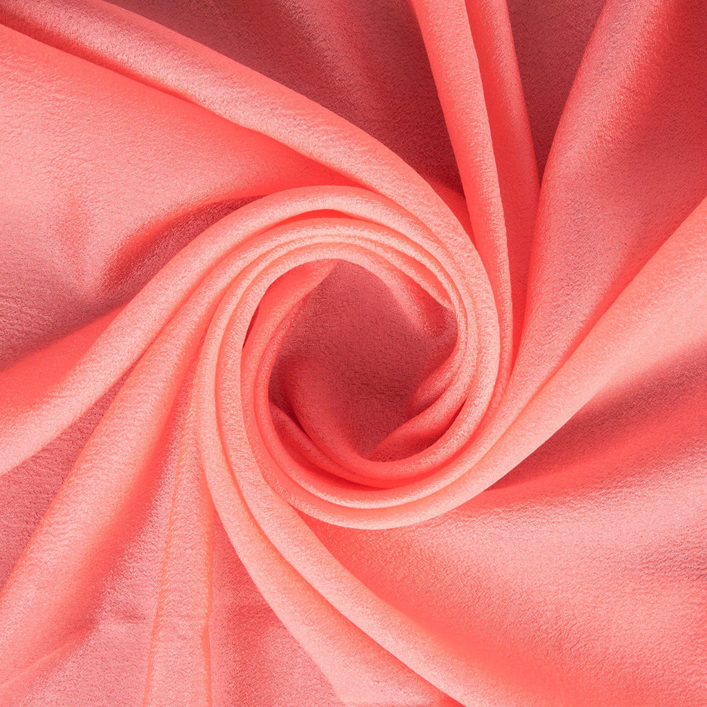 LAUNDRY HAMMERED ORGANZA  | 26931 CORAL - Zelouf Fabrics