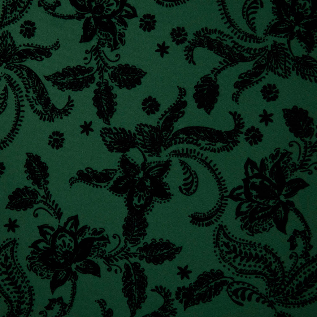 MADELYN PAISLEY FLOCKED ITY  | 26657-1181  - Zelouf Fabrics