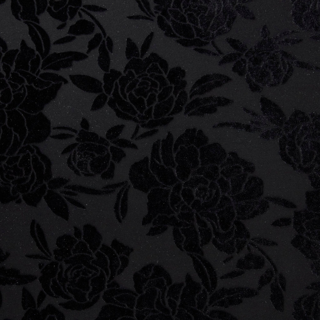 ROSE BURNOUT VELVET  | 26658  - Zelouf Fabrics
