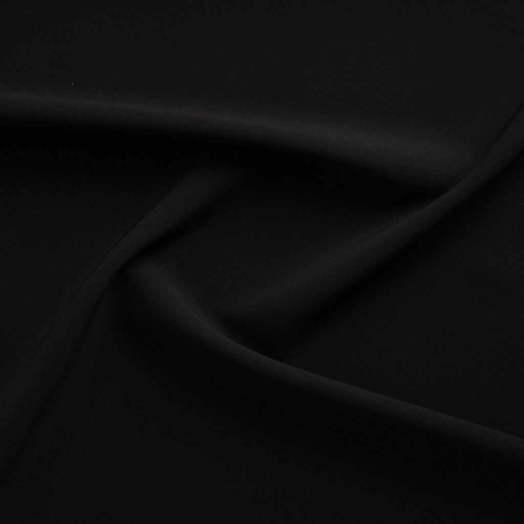 BLACK | 23215-BLACK - DOUBLE WEAVE HEAVY LAGUNA - Zelouf Fabrics