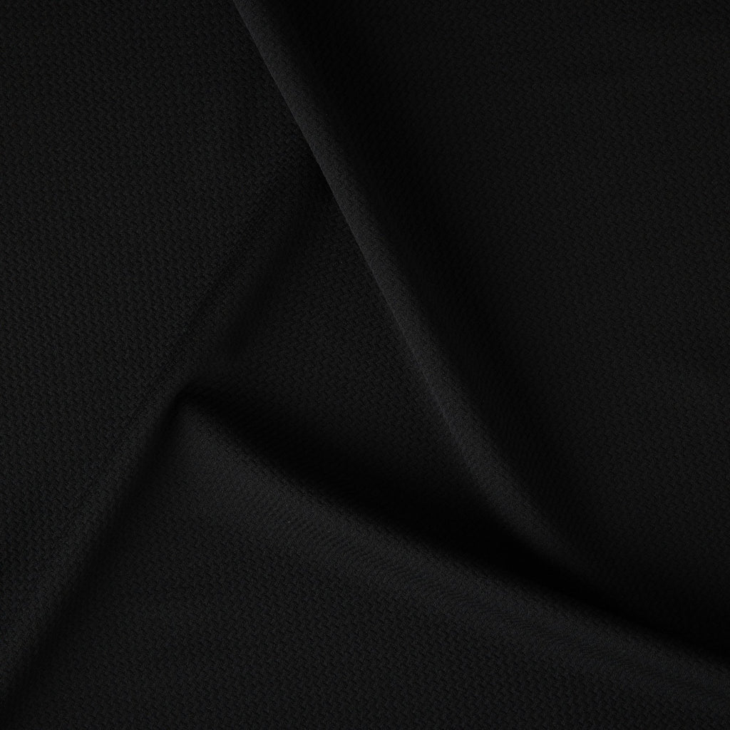 BLACK | 1833-BLACK - LUSH TEXTURED KNIT - Zelouf Fabrics