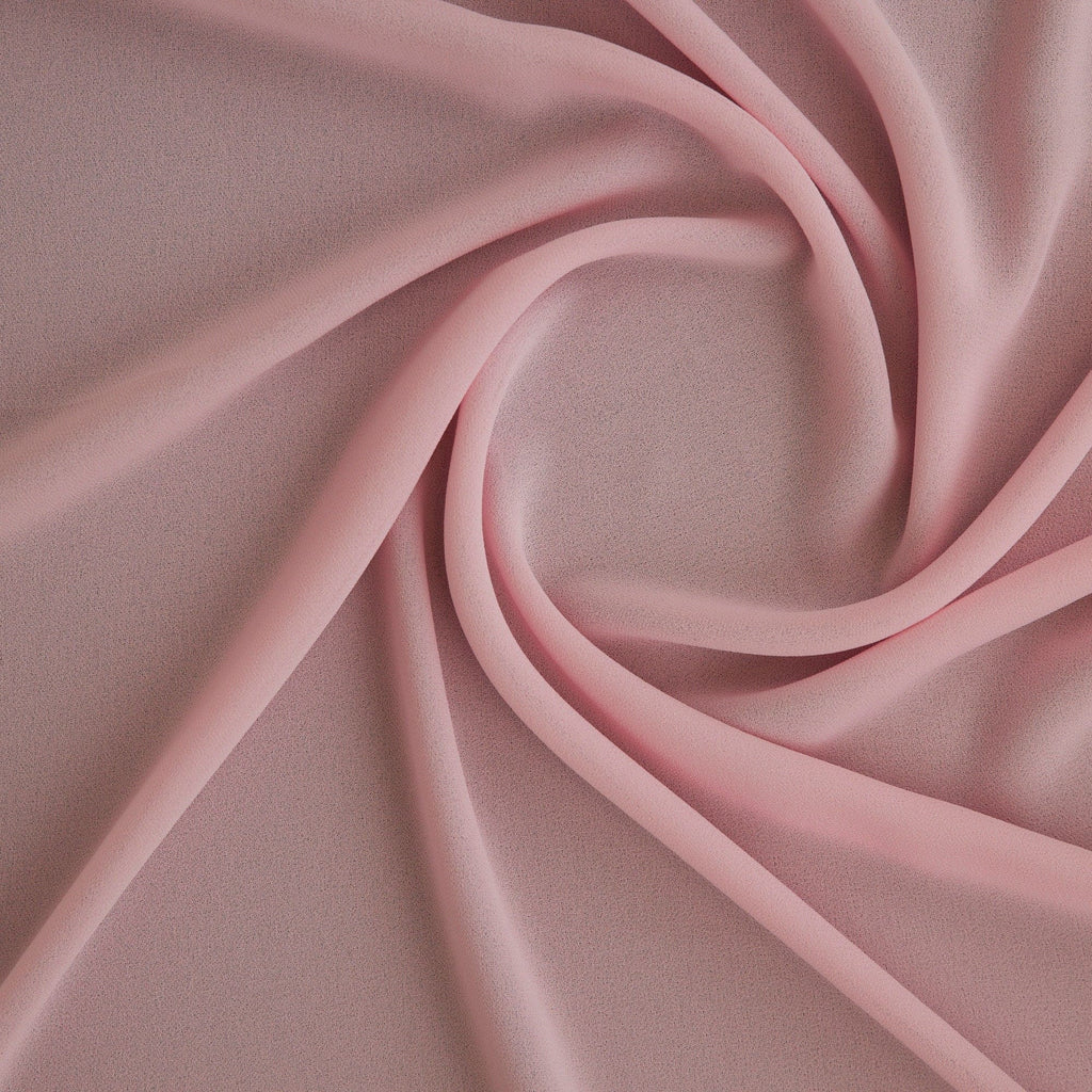 PINK ICE | 1-PEBBLE CREPE GEORGETTE | 212 - Zelouf Fabric