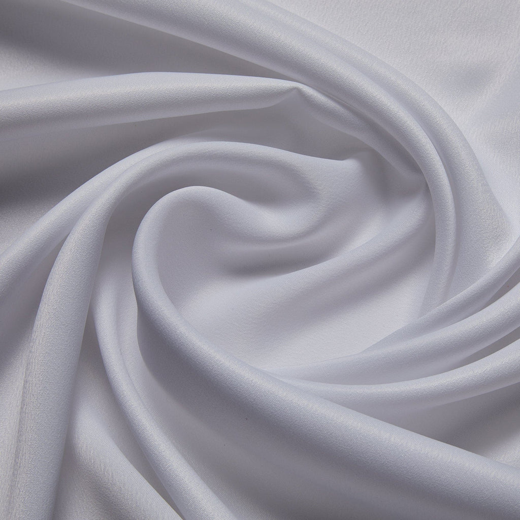 FAILLE BACK SATIN | 055 WHITE - Zelouf Fabrics